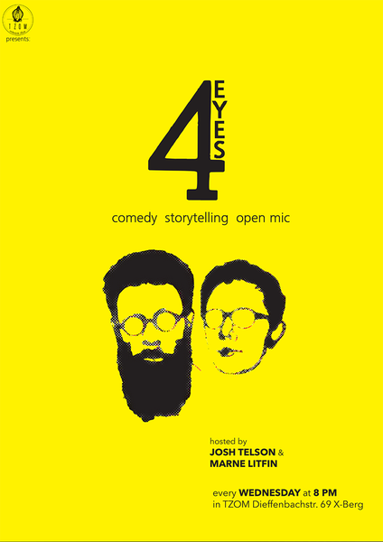 4 Eyes: a comedy storytelling open mic in Kreuzberg