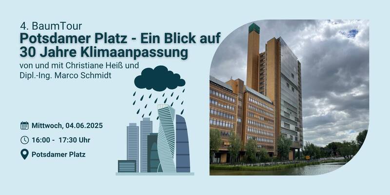Potsdamer Platz - Ein Blick auf 30 Jahre Klimaanpassung
