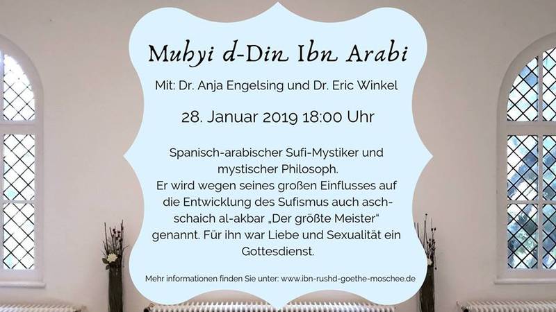 Vortrag über den Sufismus-Meister Muhyi d-Din Ibn Arabi