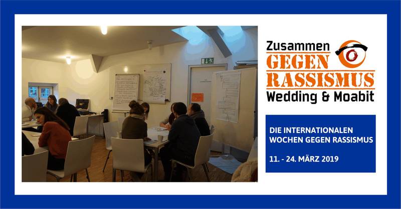Workshop am 11.03. im Gesundbrunnen: "Verbünde dich mit mir - gemeinsam gegen Rassismus"