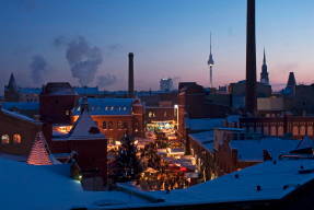 Lucia Weihnachtsmarkt in der Kulturbrauerei Berlin / Prenzlauer Berg