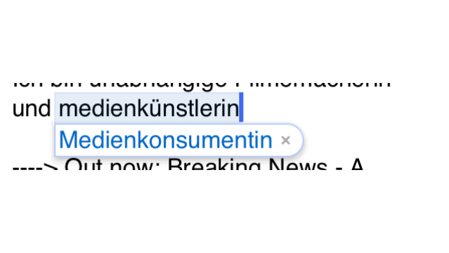 MEDIENKONSUMENTIN
