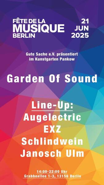 Garden of Sound Kunstgarten Pankow ( Fête de la Musique )