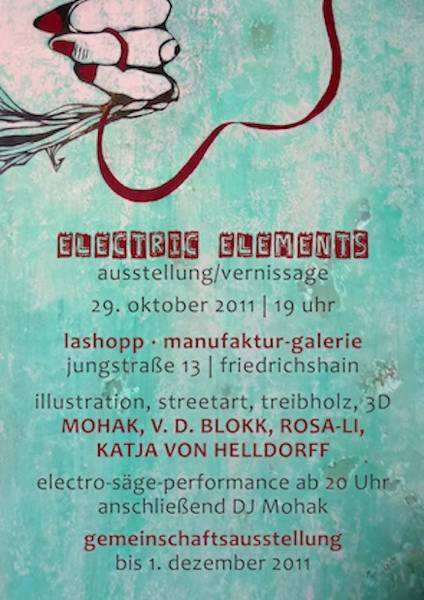 Ausstellung: Electric Elements @ lashopp