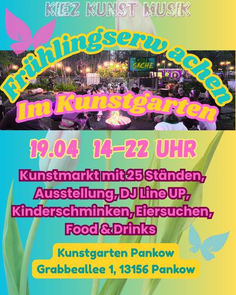 Kunstgarten Pankow feiert Frühlingserwachen