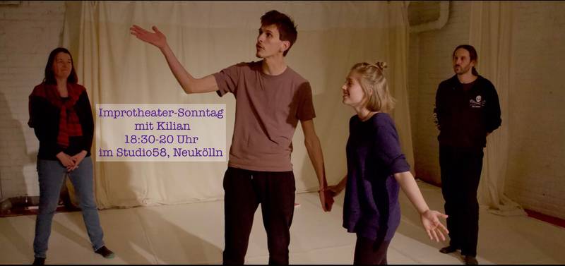 Improtheater-Sonntag mit Kilian (Drop-In-Kurs)
