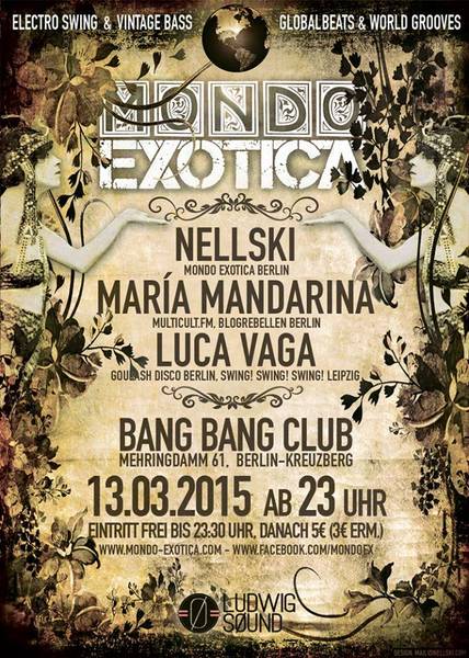 Electro Swing & Global Beats Party Mondo Exotica