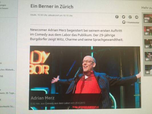 "Dichtschädel"  von und mit Adrian Merz