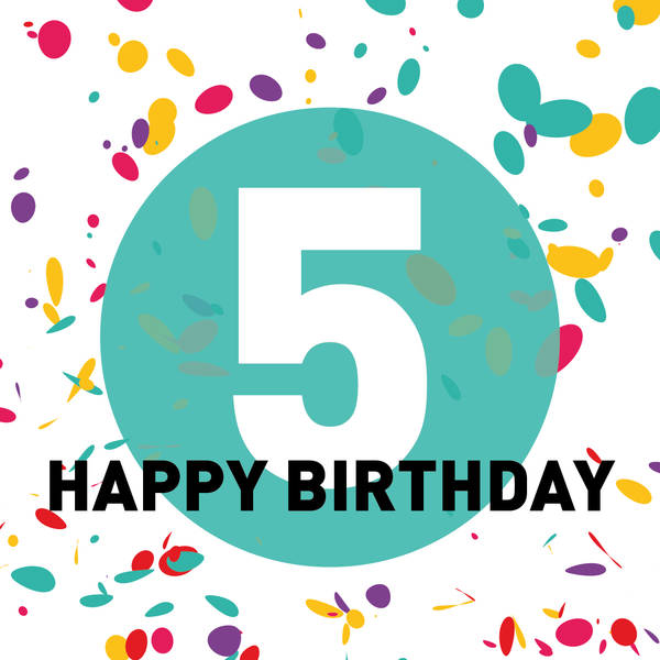 Happy Birthday - 5 Jahre Sometimes Coloured