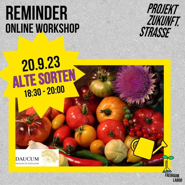 Online-Workshop: Alte Gemüse- und Obstsorten
