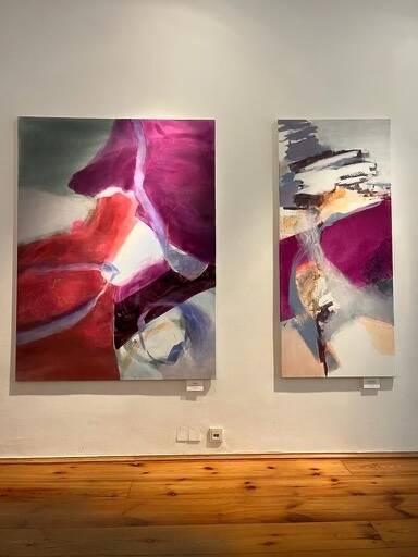 Kunstausstellung "Kraftorte" von Angela Sommerhoff