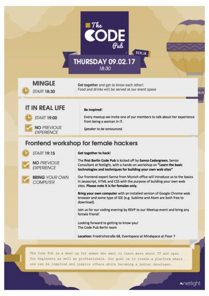 Code Pub - Einführung in Webentwicklung für Frauen