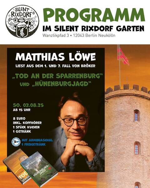 Lesung mit Matthias Löwe - Fälle von Bröker