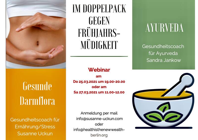 Webinar: Im Doppelpack gegen Frühjahrsmüdigkeit