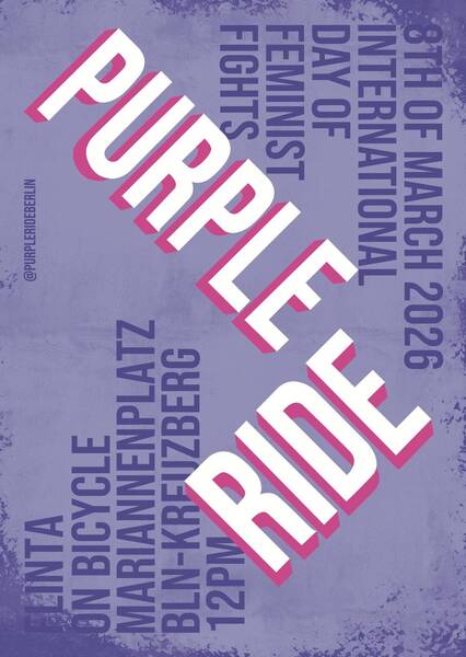 Purple Ride Fahrraddemo | Bike Demo (FLINTA* only)