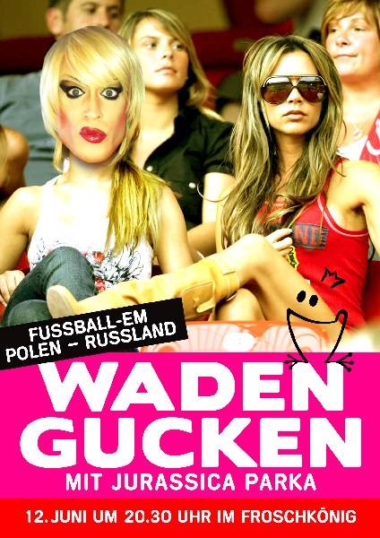 Wadengucken mit Jurassica Parka