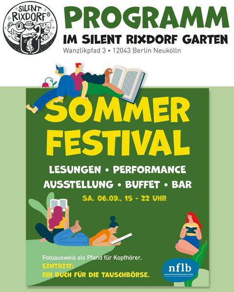 Sommerfestival im Silent Rixdorf Garten
