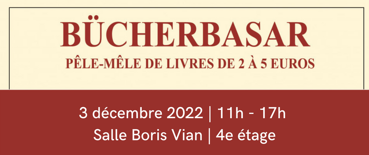 Bücherbasar im Institut français
