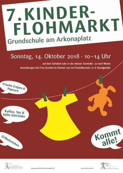 7. Kinderflohmarkt der Grundschule am Arkonaplatz