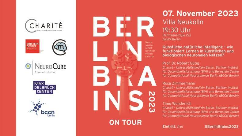 Berlin Brains: Künstliche natürliche Intelligenz - Wie funktioniert Lernen in künstlichen und biologischen neuronalen Netzen?