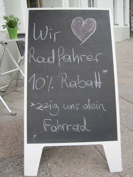 Ein Herz für Radfahrer