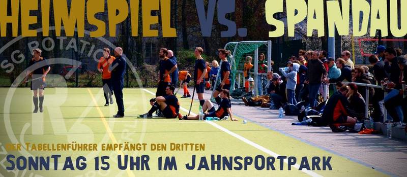 1. Hockeyherren Rotation Prenzlauer Berg: Sonntag 28. April, 15 Uhr gegen den Spandauer HTC