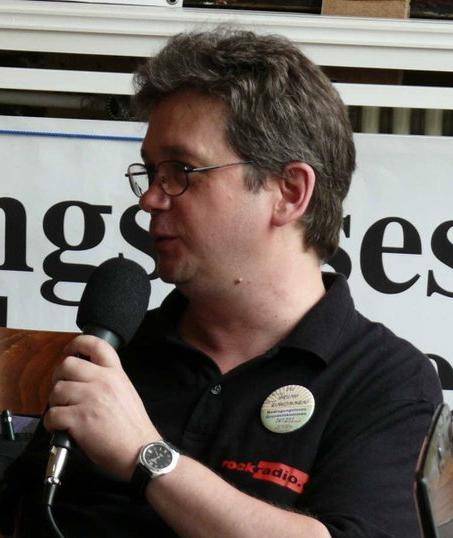 Die Partei der Nein-Idee zu Gast bei seiner Schein-Heiligkeit dem BGE-Papst