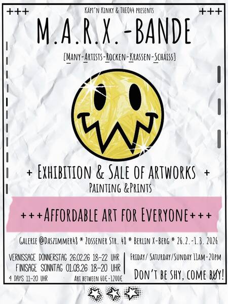 Ausstellung  - die M.A.R.X. - Bande