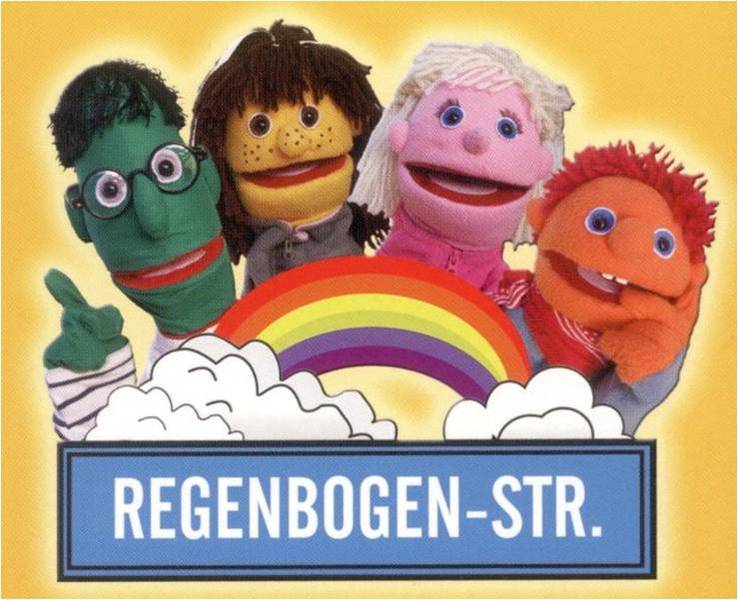 Auf der  Regenbogen-Str. darf man laut und lustig sein...