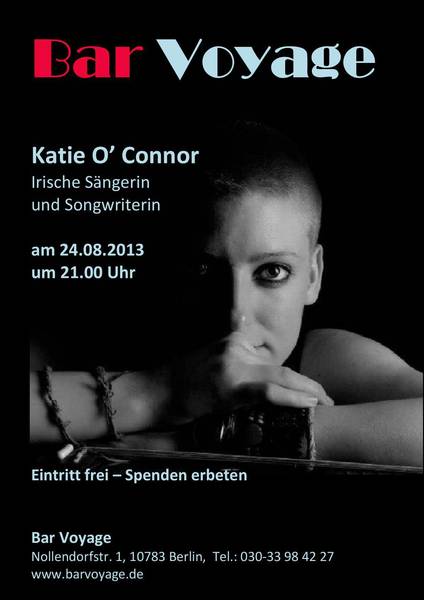 Katie O' Connor spielt in der Bar Voyage