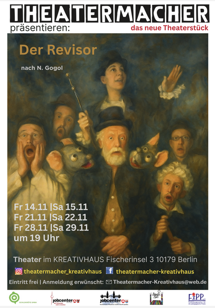 Theaterstück "Der Revisor" – eine Komödie nach Nikolai Gogol