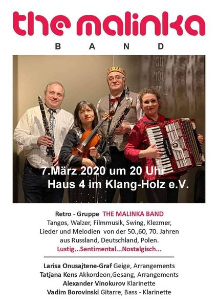 THE MALINKA BAND  Live im Klang-Holz e.V.