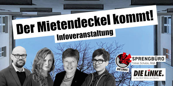 Infoveranstaltung im ExRotaprint: Der Mietendeckel kommt! 