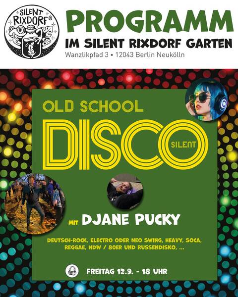 Kopfhörer Disco Silent im Silent Rixdorf Garten