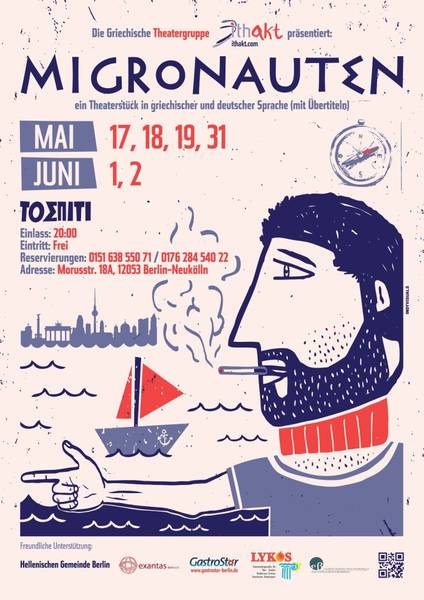 Theater-Ensemble ithAKT Berlin- MIGRONAUTEN