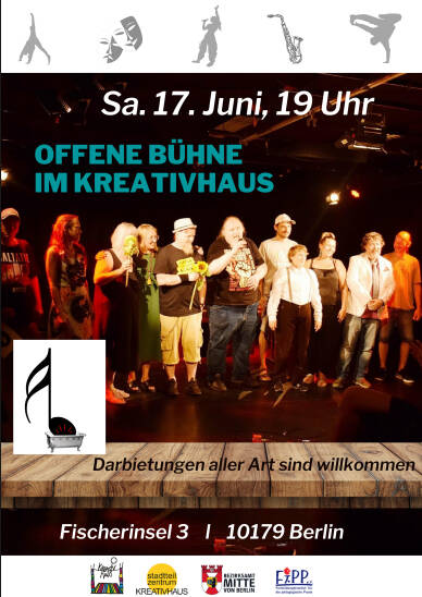 !! A B G E S A G T !! (wg Krankheit) -- ab 19 Uhr & freier Eintritt: Offene Bühne für alle!