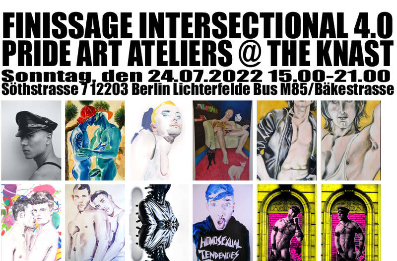 Finissage, Pride Kunstausstellung mit 30 Künstlern im ehemaligen Frauenknast