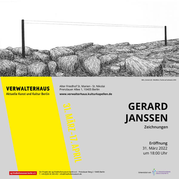 Zeichnungen von Gerard Janssen im Verwalterhaus (Do - So)