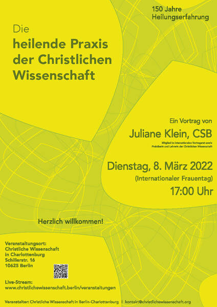 Die heilende Praxis der Christlichen Wissenschaft