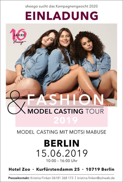 Curvy Models gesucht: Einladung zum sheego Model Casting in Berlin mit Motsi Mabuse