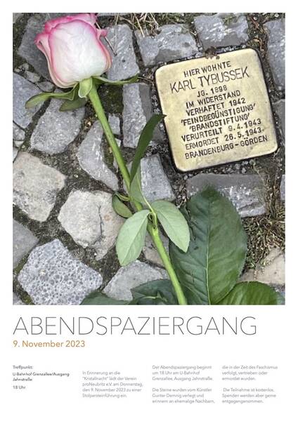 Stolpersteinführung