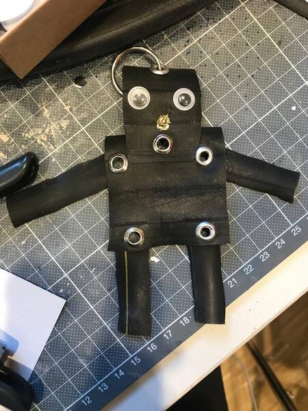 "Abgefahren" - Upcycling mit Fahrradschläuchen	