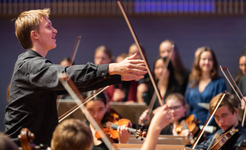 Abschlusskonzert des Programms zur Förderung junger Ensembleleiter:innen