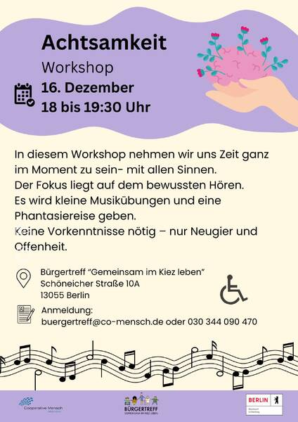 Achtsamkeit Workshop