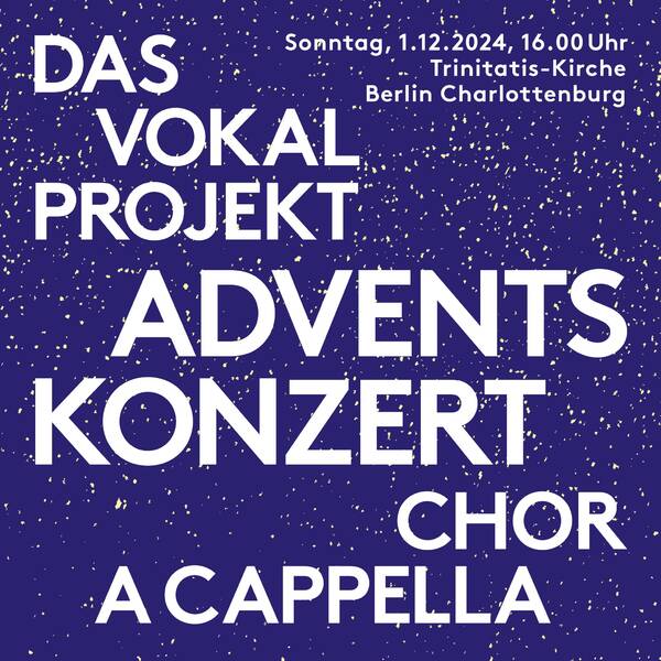 Adventskonzert mit Kammerchor "Vokalprojekt"