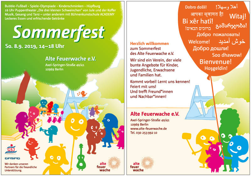 Sommerfest der Alten Feuerwache in Kreuzberg