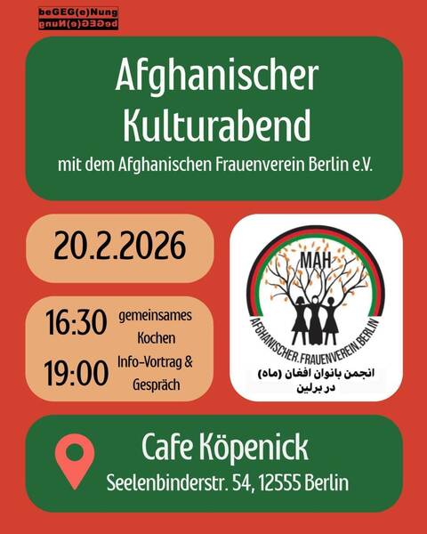 Afganischer Kulturabend
