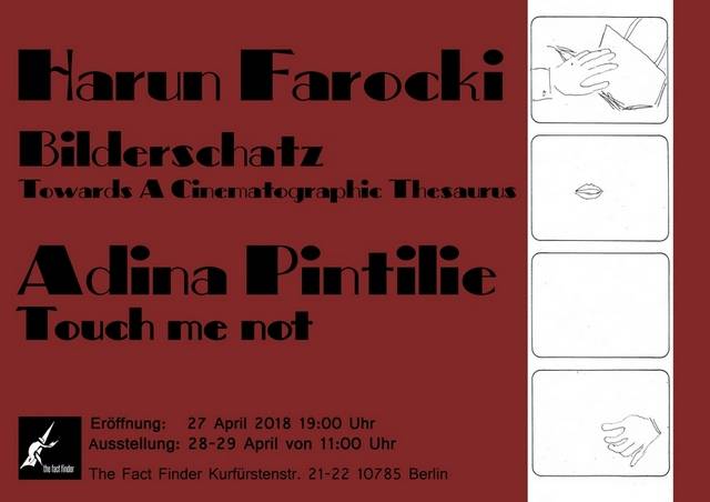 HARUN FAROCKI | ADINA PINTILIE (THE FACT FINDER)