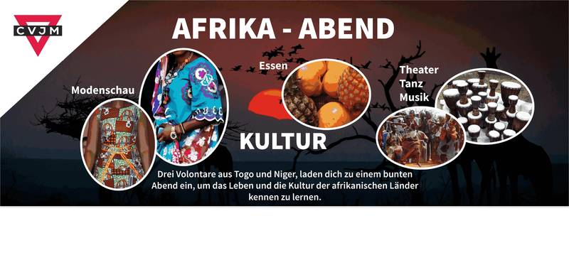 Afrika Abend I Kultur I Modenschau I Essen I Theater I Tanz