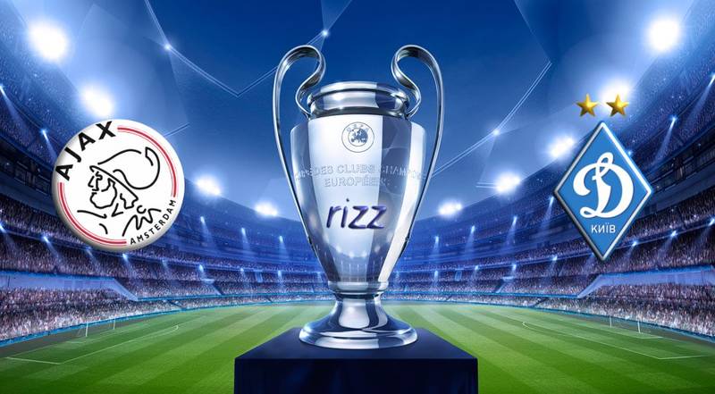 Ajax Amsterdam - Dynamo Kiev Champions League play off in Kreuzberg